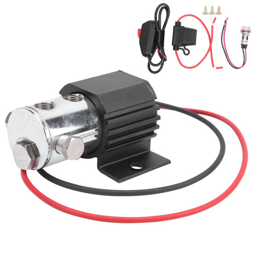 Front Brake Line Lock Kit Tyre Locker Heavy Duty Type Universal Roll Control Hill Holder Kit 1/8‑27 NPTBlack