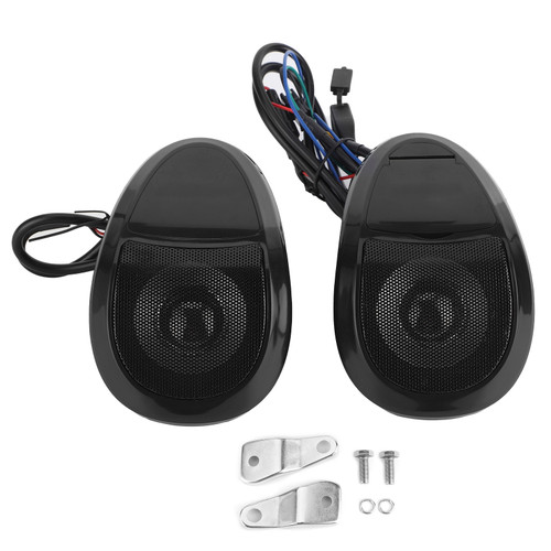 12V Motorcycle Bluetooth Speaker MP3 Music Player Amplifier with Light Universal for ATV UTV