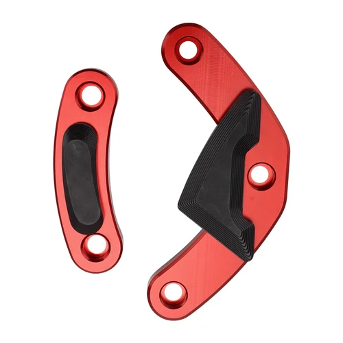 Motorcycle Engine Case Guard Cover Protector Frame Slider Replacement for TRIUMPH STREET TWIN 2016‑2019Red