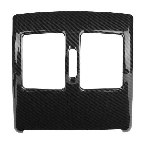 Carbon Fiber Style Rear Air Conditioning Vent Frame Trim for Mercedes Benz C Class W204 08-13