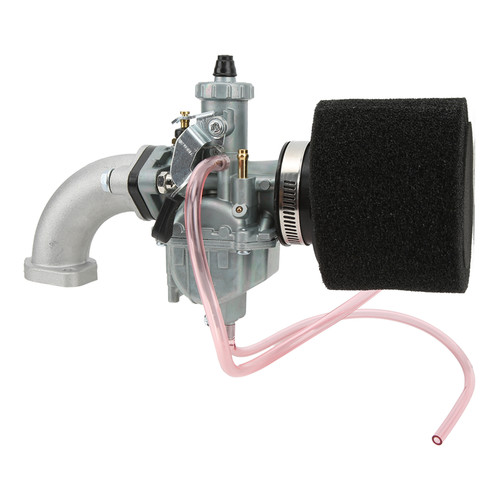 26mm VM22 Carburetor Intake Pipe Air Filter Kit Replacement for 110cc 125cc 140cc DHZ Pitpro Atomik Pitpro Engines