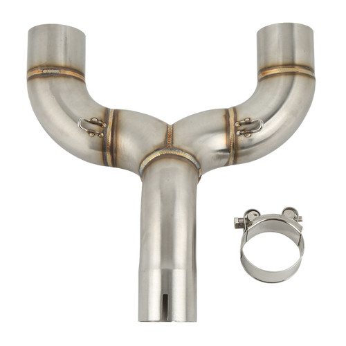 Motorcycle Middle Double Exhaust Pipe Stainless Steel Replacement for BENELLI 600