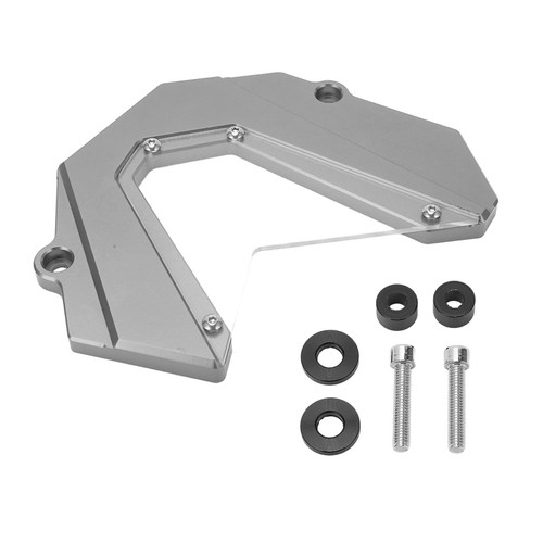 Motorcycle Front Sprocket Cover CNC Aluminium Alloy Chain Guard Protector Replacement for MT‑09 FZ09 2013‑2017Titanium