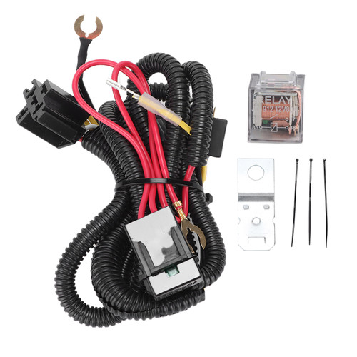 12V Horn Wiring Harness Relay Kit Set for Car Truck Grille Mount Blast Tone Universal