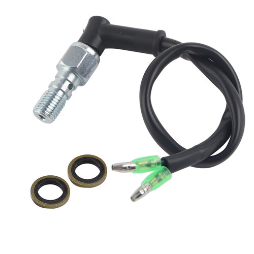 Universal Motorcycle Rear Set Hydraulic Brake Light Switch with Washers (M10x1.25)