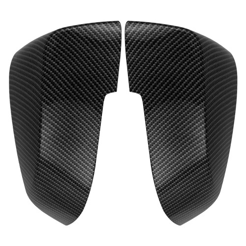 Car Modification Carbon Fiber Color Mirror Cover Rearview Wing Mirror Housing Fit for 5 Series
