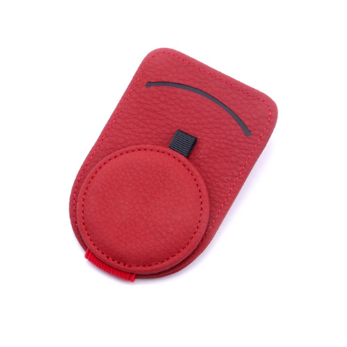 Car Glasses Holder Magnetic Universal Car Glasses Holder PU Leather Car Visor Sunglasses Hanger with Card Clip Glasses Holder