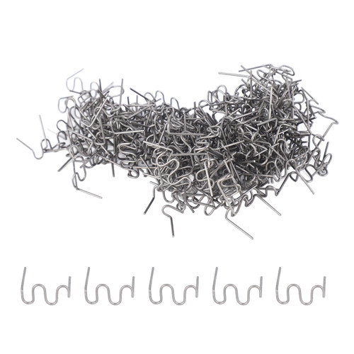 500pcs Welding Hot Staple 0.8mm Automotive Plastic Repair Machine Wave Type Welding Wire for Car Bumper Dashboard