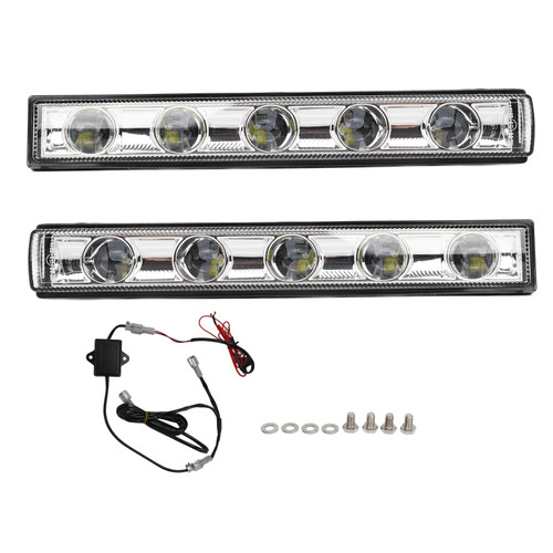 Car LED Daytime Running Light Replacement For W463 G500 G550 G65 G63 AMG 2004‑2018 Silver