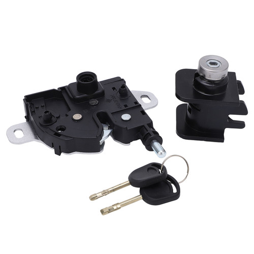 Bonnet Hood Lock Latch 4124287 Engine Hood Cylinder Kit Replacement for FORD TRANSIT MK6 2000‑2006