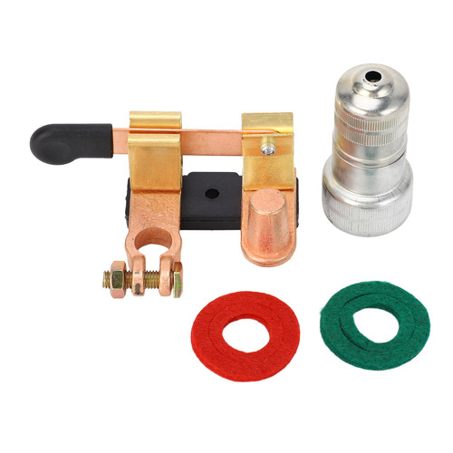 DC 12‑24V Top Post Battery Disconnect Switch Knife Blade Master Switch Battery Cut Off Kill Switch for Cars RVs Ships Trucks Tractors