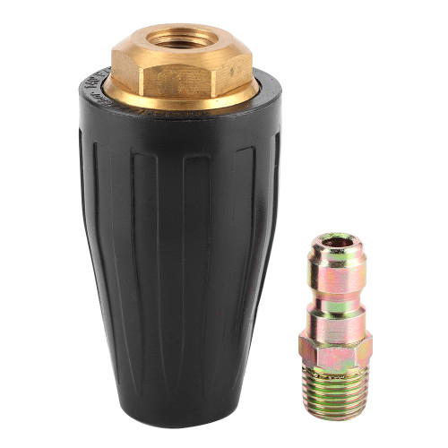 High Pressure Washer Turbo Nozzle 3600PSI 1/4in Rotating Spray Tip Quick Connect Cleaning Tool3.0  GPM