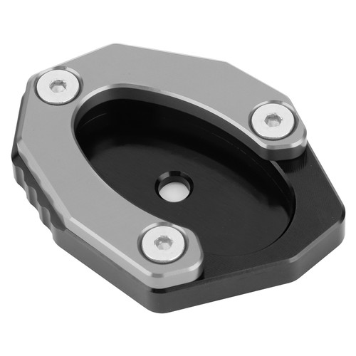 Motorcycle Kickstand Plate Side Stand Extension Pad KSP‑106‑set Fit for KAWASAKI Z650/Z900Gray