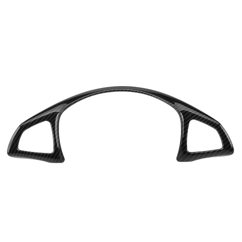 Carbon Fiber Style Steering Wheel Frame Trim for Mercedes Benz C E GLC Class W205 W213 X253
