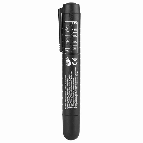 Brake Fluid Liquid Oil Tester Pen 5 LED Indicator Car Testing Tool for DOT3/4/5