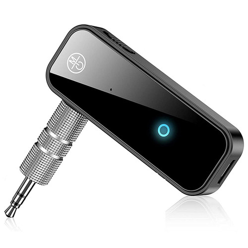 Bluetooth 5.0 Receiver 3.5mm Interface 2 in 1 AUX Adapter Music Transmitter Receiver for Computer TV Projector Speaker Headphones