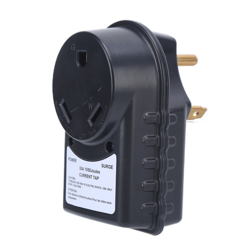 RV Surge Protector 30A Male to 30A Female Adapter 1050J with LED Indicator for Travel Trailers Campers