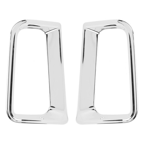 2PCS Rear Fog Lamp Cover Exterior Decoration Replacement for Alphard Vellfire 15‑20