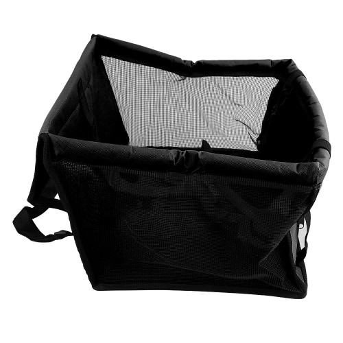 Breathable Car Pet Dog Seat Cover Oxford Fabric Pet Carrier Mesh Basket Black