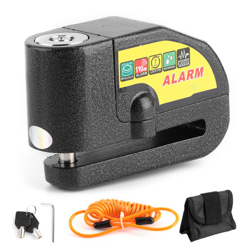 Wheel Disc Brake Lock AntiTheft Security Alarm Universal Motorcycle Scooter Accessory