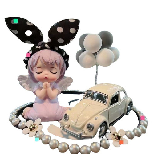 Cute Car Ornaments Lovely Shape Delicate Workmanship Car Interior Decoration for Women Men Type4