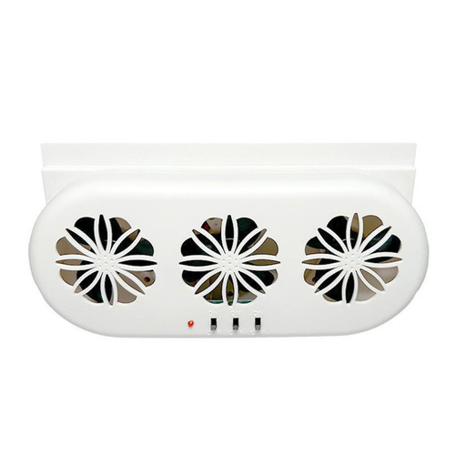3-Fan Car Exhaust Fan USB Air Circulation Fan Ventilator Silent Air Vent Cooler Automotive Radiator Cooling Fan with Independent Switch