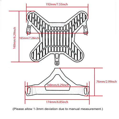 Motorcycle Headlight Protector Aluminum Headlamp Guard Protective Cover Replacement for R1300GS 1300GS 2023 -2024