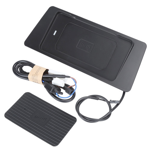 15W Wireless Charging Pad Center Console Phone Charger Tray Fit for Toyota Hilux 2014‑2020