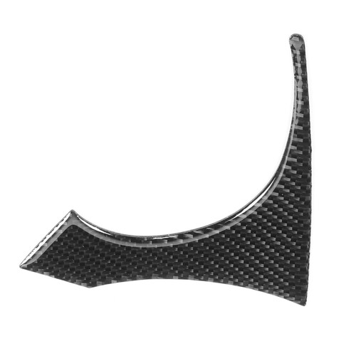 Instrument Panel Side Cover Speedometer Frame Carbon Fiber Trim Fit for Mitsubishi Lancer LHD 2008‑2016