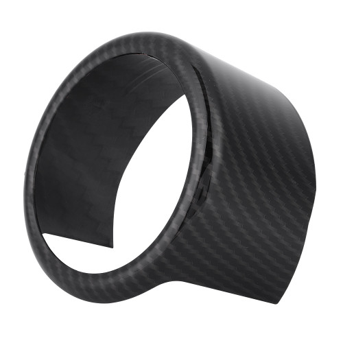 Car Decorative Front Grill Logo Ring Trim Frame Cover for Alfa Romeo Stelvio 2017-2018