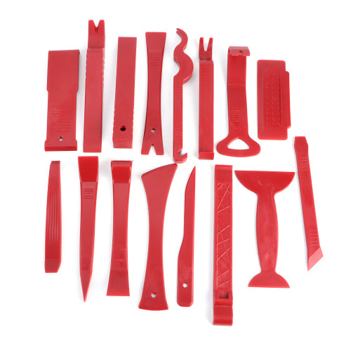 16pcs Auto Interior Trim Removal Tool Kit Panel Audio Dashboard Fastener Remover Installer Set