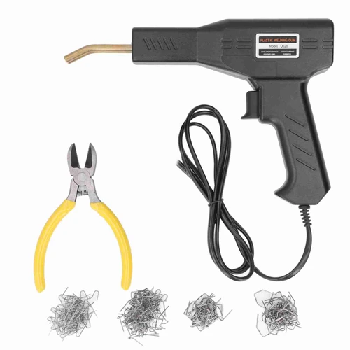 50W Hot Stapler Welders Garage Tools Car Bumper Repair Kit Welding Repairing Machine BlackUK Plug 220V