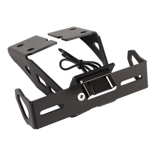 Motorcycle License Plate Bracket with High Brightness 3 LEDs Light Replacement for SUZUKI Gixxer 150 250 SF250