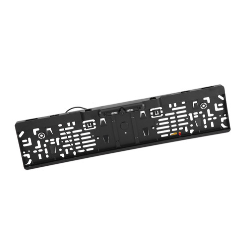 European Automobiles Number License Plate Frame with Rearview Reverse Backup Camera Infrared