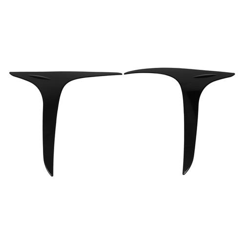 Front Fog Lamp Trim Cover Dustproof Bright Black Fog Light Frame Trim Replacement for Yaris Cross 2021