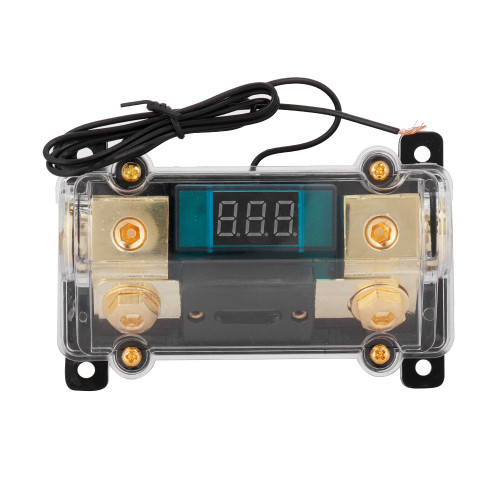 Car Audio Power Fuses Holder Stereo Distribution Block Box Digital Display(200A)