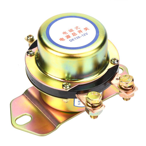 DC 12V Car Battery Switch Electromagnetic Disconnector Automobile Power Master Switch
