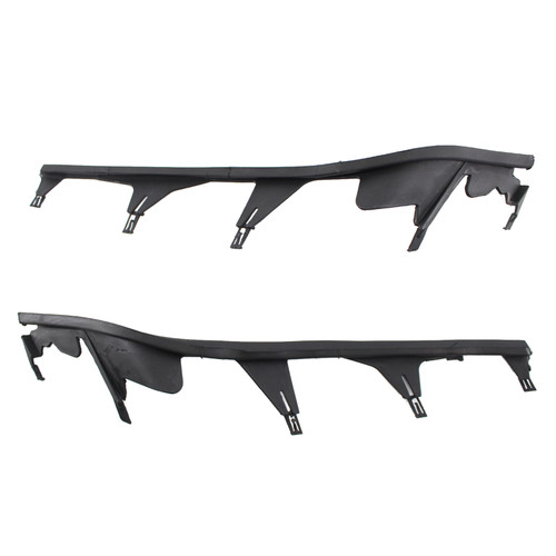 Left & Right One Pair Upper Headlight Cover Strips Replacement for BMW 3 Series E46 98-01(4 door)