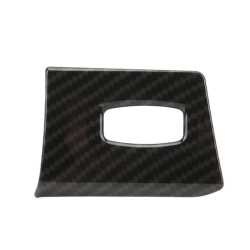 Car Interior Keyhole Frame Decoration Cover Trim Carbon Fiber Style LHD Replacement for 3 Series E90 E92 2005‑2012