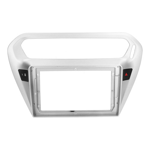 9in Car Radio Stereo Fascia 2 DIN Navigation Panel Frame Dash Mount Trim Replacement for CITRON ELYSEE 2014‑2018
