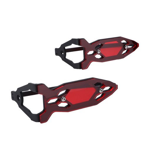 2 Pcs Motorcycle Turn Signal Lamp Protector Motorcycle Refitting Replacement for R1200GS R1250GS ADVRed Front