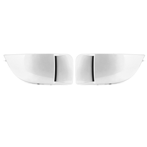 Pair Front Fog Light Bezel Lamp Cover Fit for Subaru Impreza STI WRX 04-05White