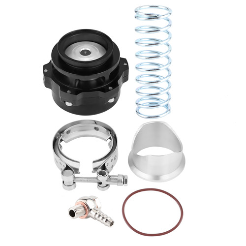 Aluminum Alloy Universal 50mm 2inch Car Turbo Blow Off Valve BOV Kit with Adapter Spring