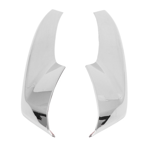 2pcs Front Foglight Trim ABS Chrome Fog Lamp Cover Replacement for Mazda 3 2019‑2021