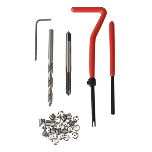 30Pcs Metric Thread Repair Insert Kit M5 M6 M8 M10  M14 Helicoil Car Pro Coil Tool M5 * 0.8