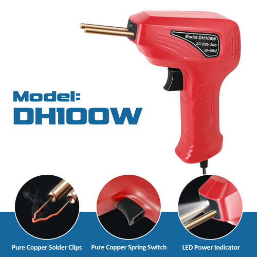 70W Portable Mini Hot Stapler, Plastic Welding Machine Car Bumper Repair Kit Plastic Welder Car Bumper Repair Kit Flat/Outside Corner/Inside Corner/Wave Staples