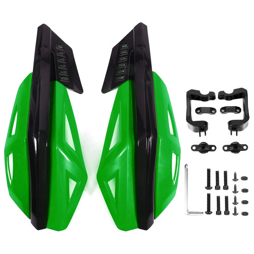 Motorcycle Hand Guard 7/8in 22mm ABS Fall Resistant Protector Universal for Motorcycle Electric Bike ScooterGreen