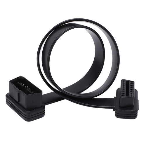 OBDII 16 Pin Male to Female Extension Cable Car Diagnostic Cord for OBD2 Scanner Code Reader 1m/3.3ft