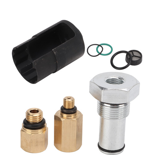 High Pressure Oil Pump IPR Valve Air Test Fitting Tool Replacement for Ford 6.0L Powerstroke Diesel Engine