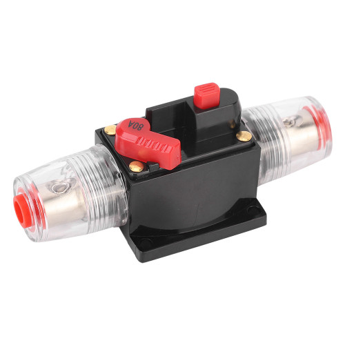 12-24V Car Audio Stereo Amplifier Reset Circuit Breaker Fuse Holder Car Accessories80A